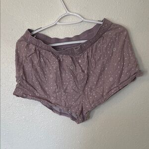PINK Victoria's Secret Starry Mauve Pajama Shorts